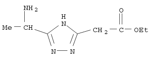 ethyl [5-(1-aminoethyl)-4H-1,2,4-triazol-3-yl]acetate(SALTDATA: 2HCl)